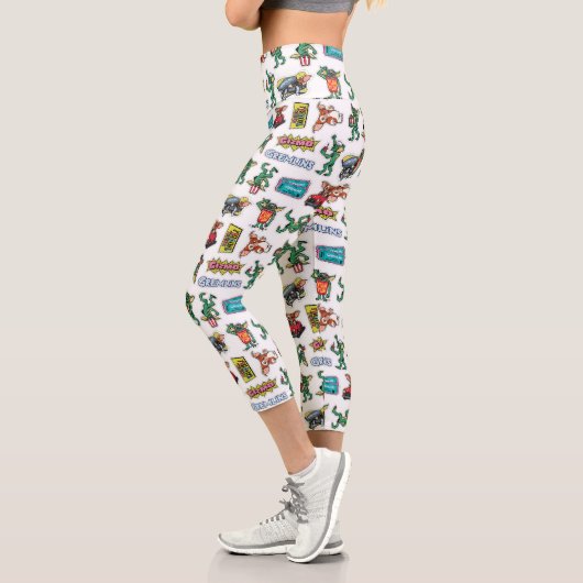 Leggings Capri Gremlins™ Sticker Fun Pattern (Gauche)