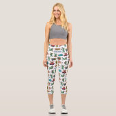 Leggings Capri Gremlins™ Sticker Fun Pattern (Recto)