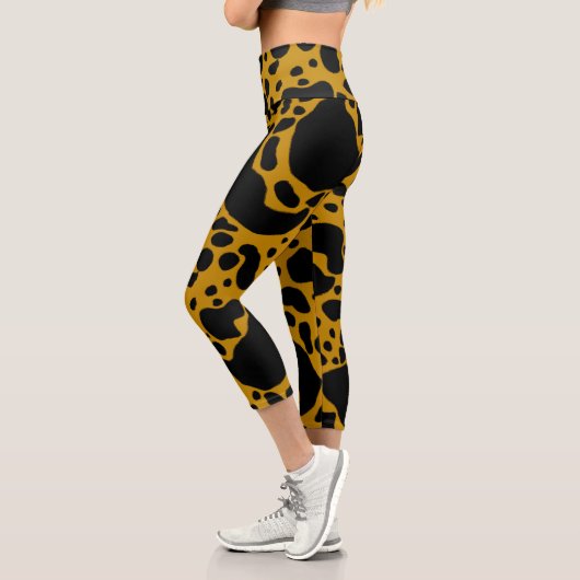 Leggings Capri Grenouille à poison jaune (Gauche)