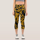 Leggings Capri Grenouille à poison jaune (Recto)