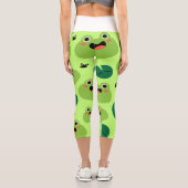 Leggings Capri Grenouille drôle (Verso)