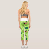 Leggings Capri Grenouille drôle (Verso)