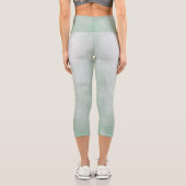 Leggings Capri Grey Aqua vert rustique (Verso)