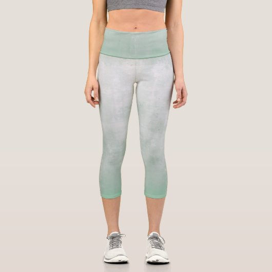 Leggings Capri Grey Aqua vert rustique (Recto)