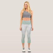 Leggings Capri Grey Aqua vert rustique (Recto)