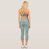 Leggings Capri Gribouillis exaltés (Verso)