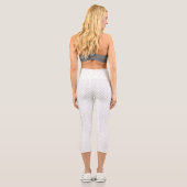 Leggings Capri Grille transparente PNG | Superposition de texture (Verso)