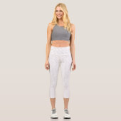 Leggings Capri Grille transparente PNG | Superposition de texture (Recto)