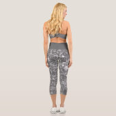 Leggings Capri Gris déprimé (Verso)