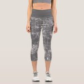 Leggings Capri Gris déprimé (Recto)
