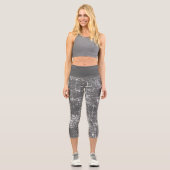 Leggings Capri Gris déprimé (Recto)