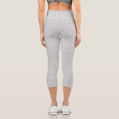 Leggings Capri gris et blanc (Verso)