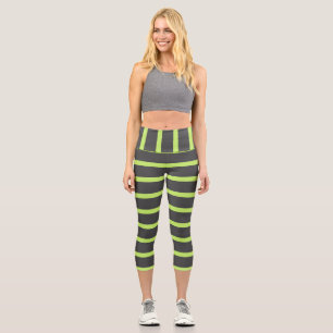 Leggings Capri Gris et Gris