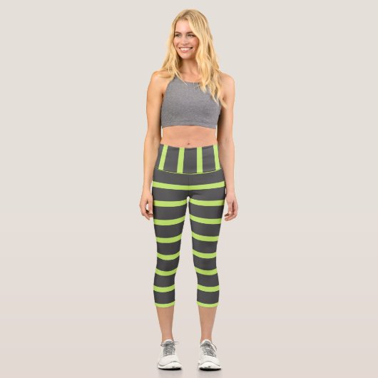 Leggings Capri Gris et Gris (Recto)