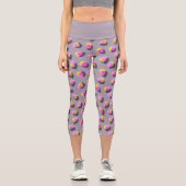 Leggings Capri Gris fraise (Recto)