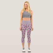 Leggings Capri Gris fraise (Recto)