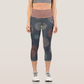 Leggings Capri Gris Rétro (Recto)