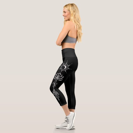 Leggings Capri Groupe Silver Unalome (Gauche)