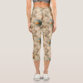 Leggings Capri Grunge Rustic Steampunk Horloge (7) (Verso)