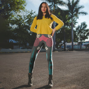 Leggings Capri Guerrier maasaï