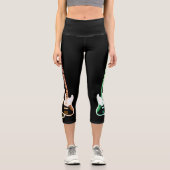 Leggings Capri Guitares électriques (Recto)