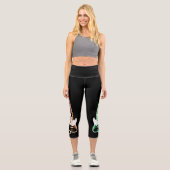 Leggings Capri Guitares électriques (Recto)