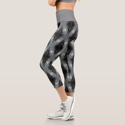 Leggings Capri gyroscope diamant (Gauche)