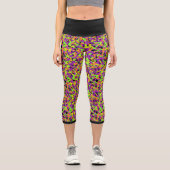 Leggings Capri Halloween Neon Camouflage (Recto)