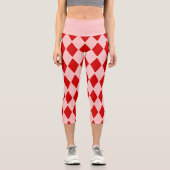 Leggings Capri harlequin de l'halloween (Recto)