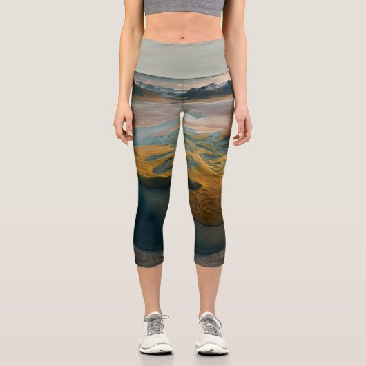 Leggings Capri Harmonie d'or (Recto)