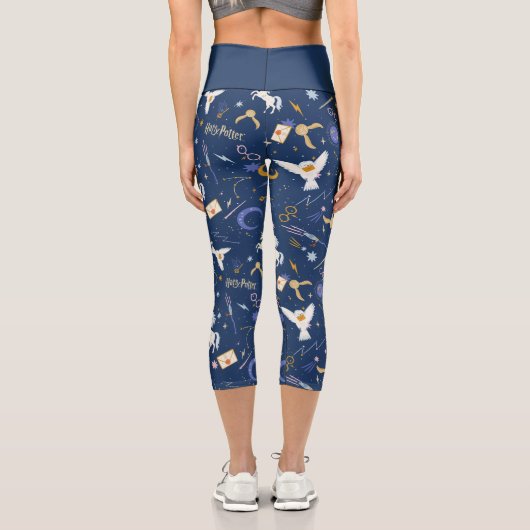 Leggings Capri HARRY POTTER™ Summer Solstice Icon Pattern (Verso)