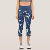 Leggings Capri HARRY POTTER™ Summer Solstice Icon Pattern (Recto)