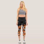 Leggings Capri Haut Capris du Tigre du Bengale (Recto)