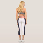 Leggings Capri Hauteur chic : Capris haut taille Customisé (Verso)