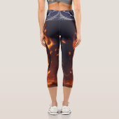 Leggings Capri Hauteurs Serpentine : Dragon Tattoo Capris (Verso)