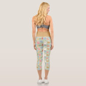Leggings Capri Hedwig Post Letter Block Pattern (Verso)