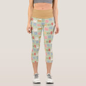 Leggings Capri Hedwig Post Letter Block Pattern (Recto)