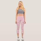 Leggings Capri Hedwig Rose Motif Solstice (Recto)
