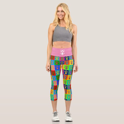 Leggings Capri Hermine Pop (Recto)