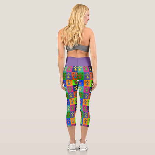 Leggings Capri Hermine Pop (Verso)