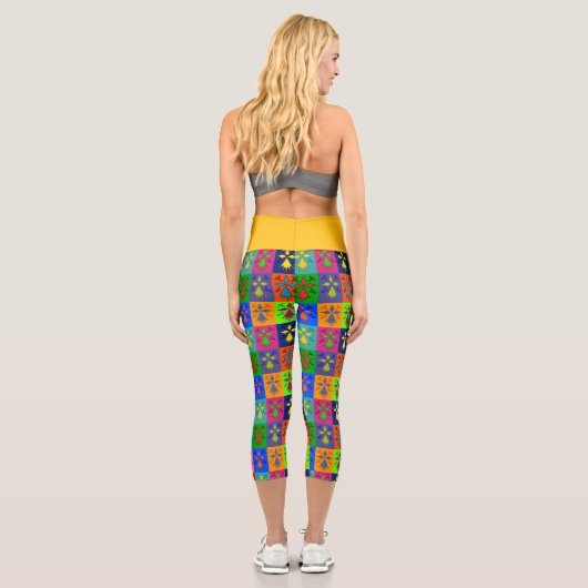 Leggings Capri Hermine Pop (Verso)