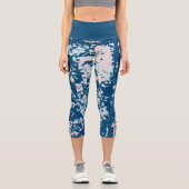 Leggings Capri Hermine tachetée (Recto)