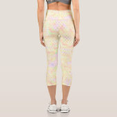 Leggings Capri Hexagone Coloré  (Verso)