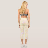 Leggings Capri Hexagone Coloré  (Verso)