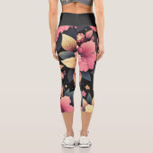 Leggings Capri Hibiscus Heureux (Verso)