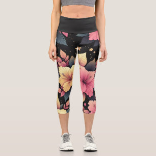 Leggings Capri Hibiscus Heureux