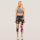 Leggings Capri Hibiscus Heureux (Recto)