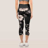 Leggings Capri Hibiscus timide (Verso)