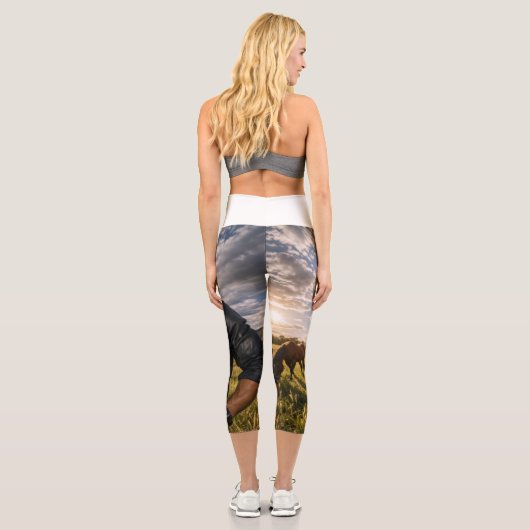 Leggings Capri High Waisted Capris (Verso)