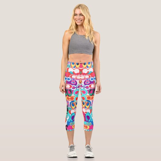 Leggings Capri High Waisted Capris | fashion design (Recto)